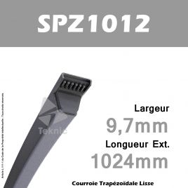 Courroie SPZ1012 - Continental
