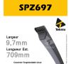 Courroie SPZ697 - Teknic