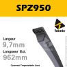 Courroie SPZ950 - Teknic