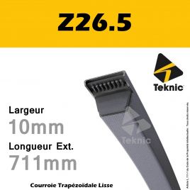 Courroie Z26.5 - Teknic