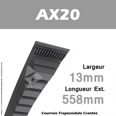 Courroie AX20 - Continental