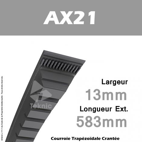 Courroie AX21 - Continental