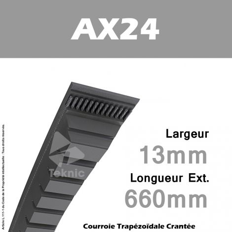 Courroie AX24 - Continental