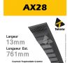 Courroie AX28 - Teknic