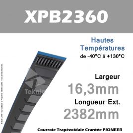 Courroie XPB2360 - Continental Pioneer