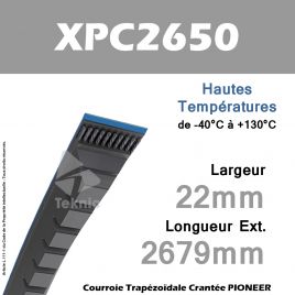 Courroie XPC2650 - Continental Pioneer