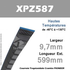 Courroie XPZ587 - Continental Pioneer