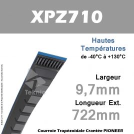 Courroie XPZ710 - Continental Pioneer