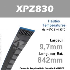 Courroie XPZ830 - Continental Pioneer