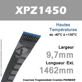 Courroie XPZ1450 - Continental Pioneer