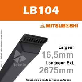 Courroie Mitsuboshi LB104