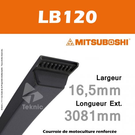 Courroie Mitsuboshi LB120