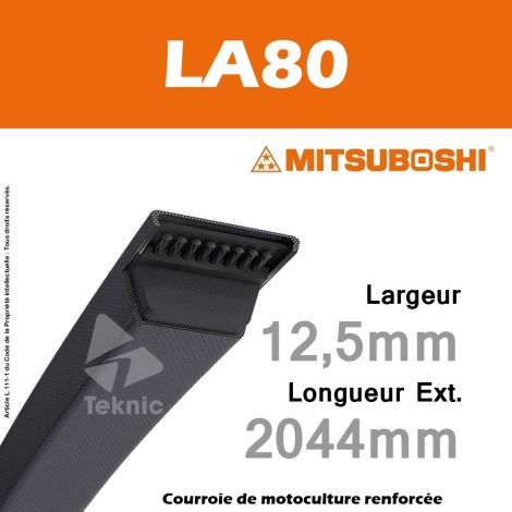 Courroie Mitsuboshi LA80