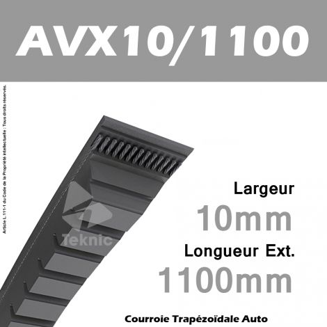 Courroie AVX10/1100 - Continental