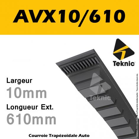 Courroie AVX10/0610 - Teknic