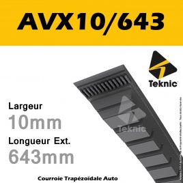 Courroie AVX10/0643 - Teknic