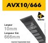 Courroie AVX10/0666 - Teknic