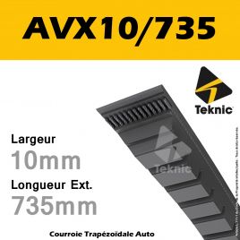 Courroie AVX10/0735 - Teknic