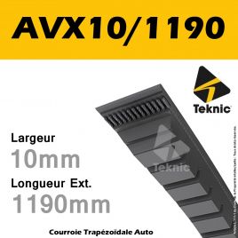 Courroie AVX10/1190 - Teknic