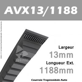 Courroie AVX13/1188 - Continental