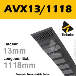 Courroie AVX13/1118 - Teknic