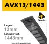 Courroie AVX13/1443 - Teknic