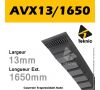 Courroie AVX13/1650 - Teknic