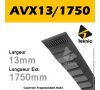 Courroie AVX13/1750 - Teknic