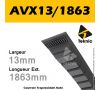 Courroie AVX13/1863 - Teknic