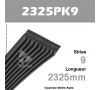 Courroie Poly-V Auto 2325PK9 - Continental