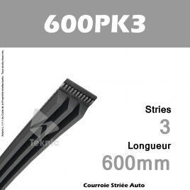 Courroie Poly-V Auto 600PK3 - Continental