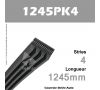 Courroie Poly-V Auto 1245PK4 - Continental
