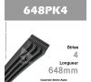Courroie Poly-V Auto 648PK4 - Continental