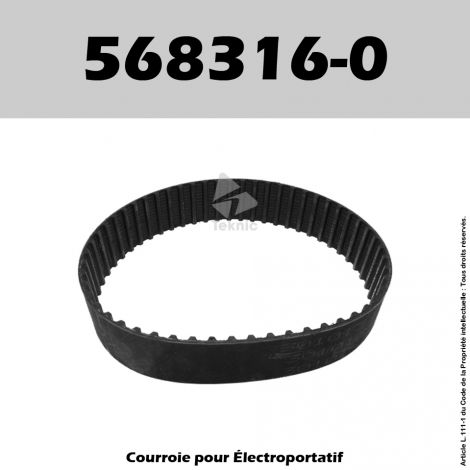 Courroie Black & Decker 568316-0