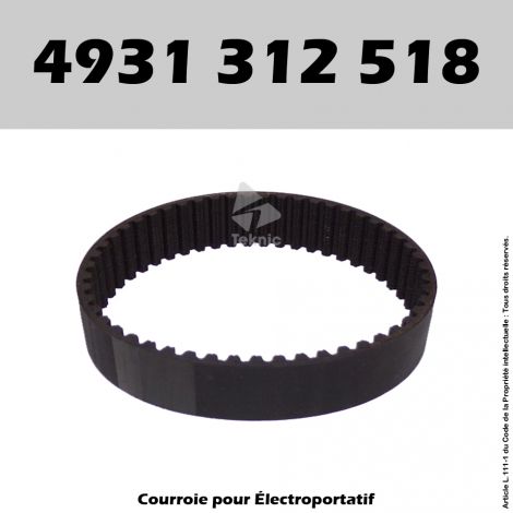 Courroie AEG 4931 312 518