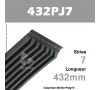 Courroie Poly-V 432PJ7