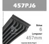 Courroie Poly-V 457PJ6