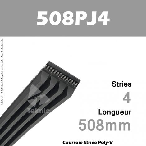 Courroie Poly-V 508PJ4