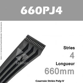 Courroie Poly-V 660PJ4