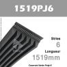 Courroie Poly-V 1519PJ6 - Continental