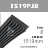 Courroie Poly-V 1519PJ8 - Continental