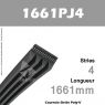 Courroie Poly-V 1661PJ4 - Continental