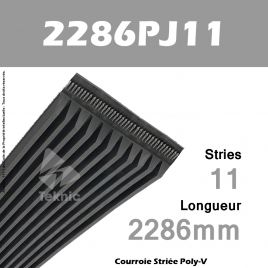 Courroie Poly-V 2286PJ11