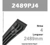 Courroie Poly-V 2489PJ4