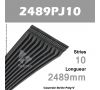 Courroie Poly-V 2489PJ10