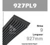 Courroie Poly-V 927PL9 - Continental