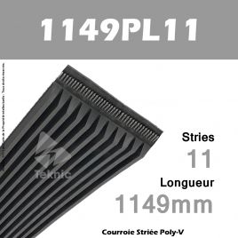 Courroie Poly-V 1149PL11 - Continental