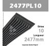 Courroie Poly-V 2477PL10 - Continental