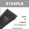 Courroie Poly-V 3124PL8