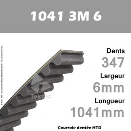 Courroie Dentée 1041 3M 6